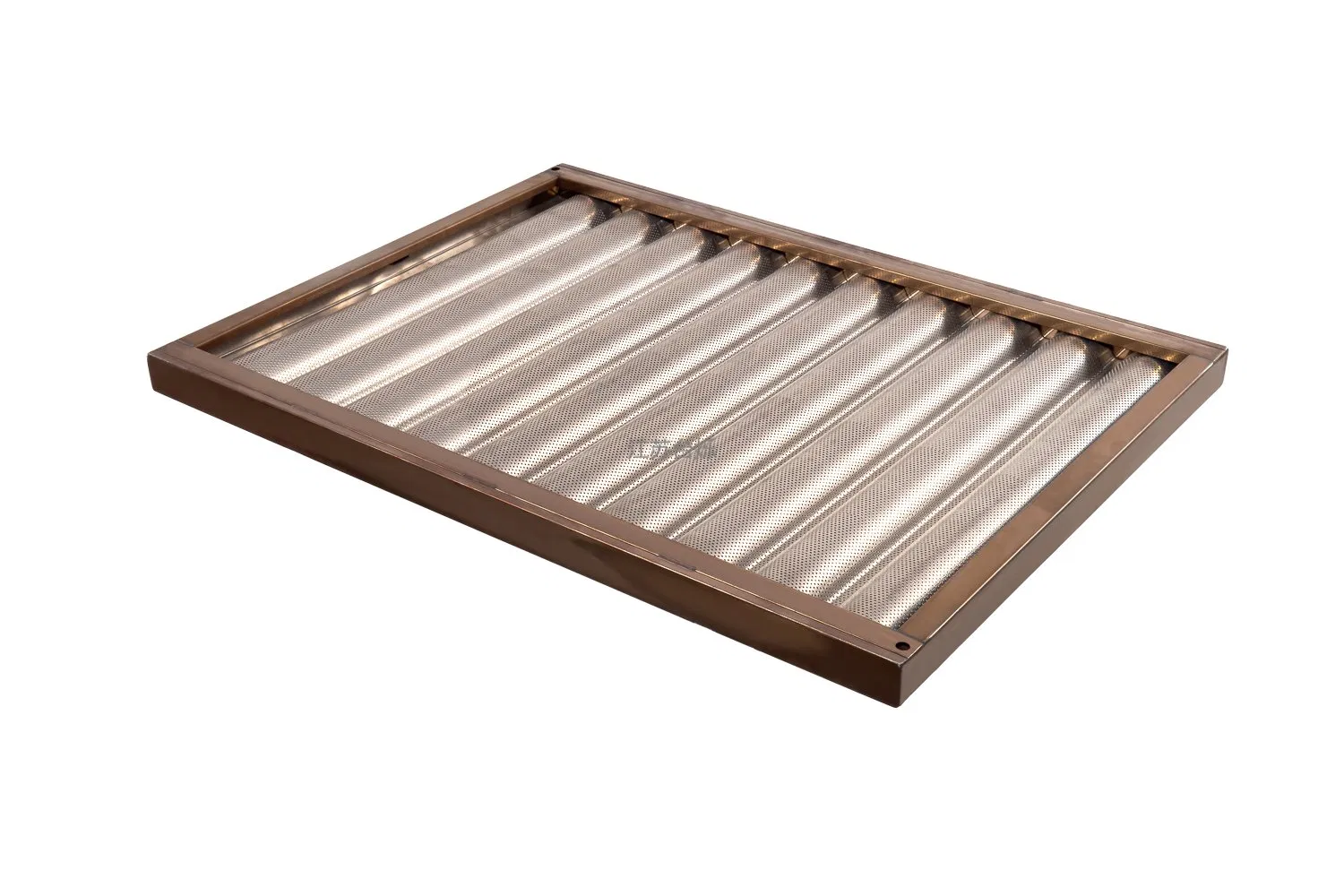 High-Quality Perforated 10 Mould Slot Baguette Baking Pan Versatile Baguette Baking Tray French Bread Tray Non-Stick Oven Bakery Tray