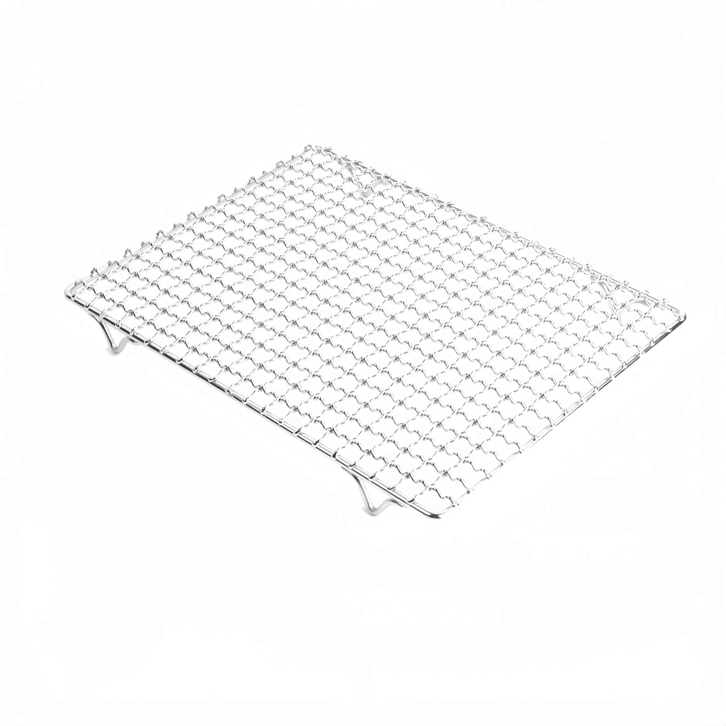 Durable and Multifunctional Stainless Steel Metal Woven Baking Cooling BBQ Grill Rack