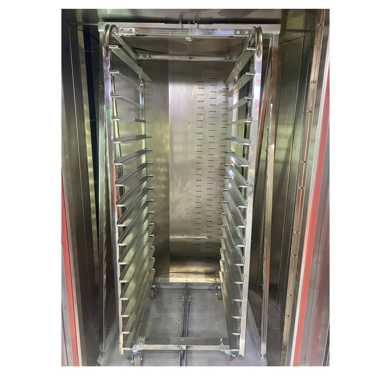 Durable Bakery Equipment 16 Trays Diesel Rotary Oven for Large-Scale Bread and Cookie Manufacturing