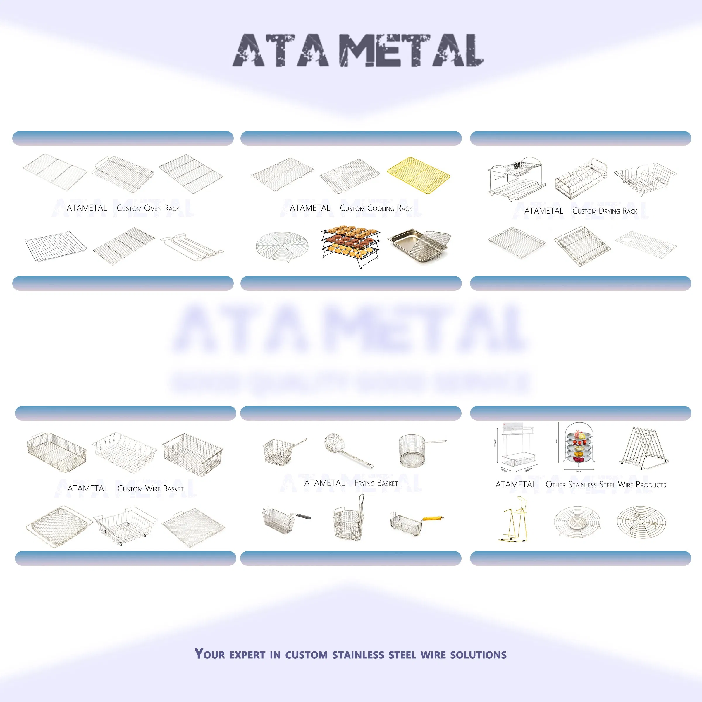 Bulk Custom 304 Stainless Steel Oven Safe Cooling Rack in Kitchen, Multi-Purpose Baking Supply Wire Baking Rack for Cookies Cake Decoration Use
