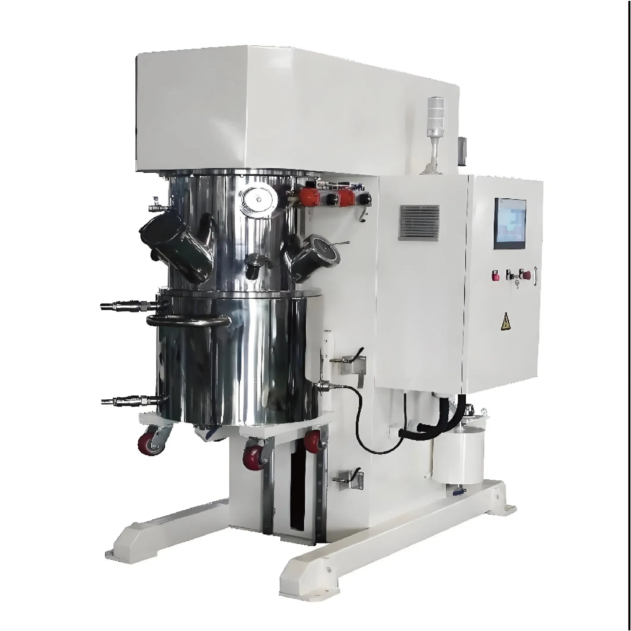 100L Hydraulic Press Lifting Strong Glass Glue Double Planetary Machine Vacuum Mixer