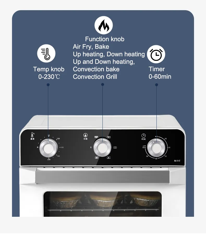 Air Fryer Oven Display 4