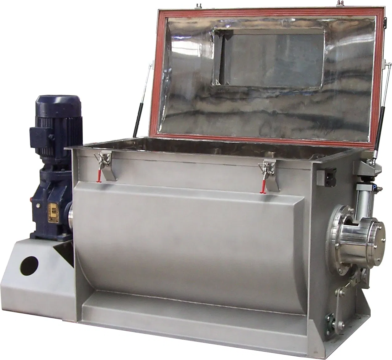 High Efficient Horizontal Ribbon Mixer for Pharmaceuticals / Chemicals Material Mixture Double Spiral Mixer Animal Fodder Production Line Feed/ Detergent/ Spice