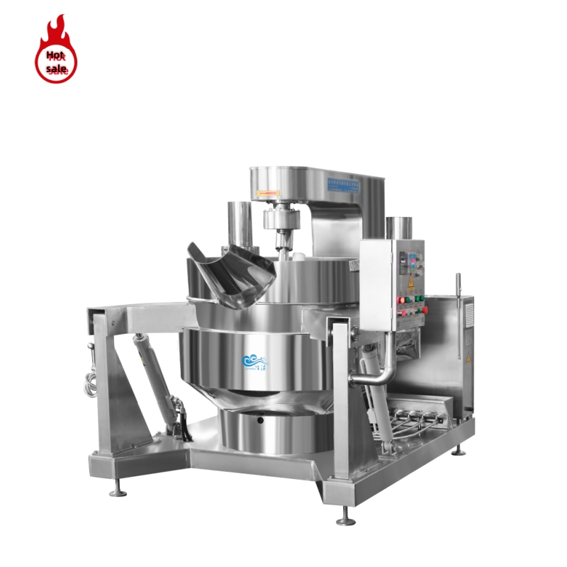 China Automatic Industrial Planetary Sauce Gas electric Heating Cooking Mixer for Jam