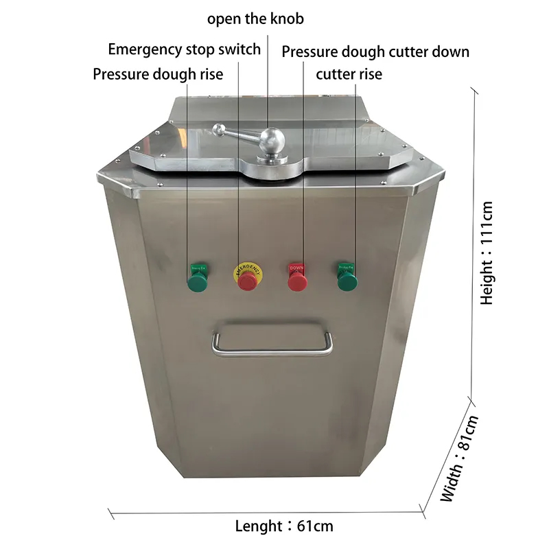Cn-20 Commercial Automatic/Manual Hydraulic Bakery and Pastry Pizza Bread Loaf 20PCS Dough Divider Rounder Multi-Purpose Machine (Can be pressed with butter)