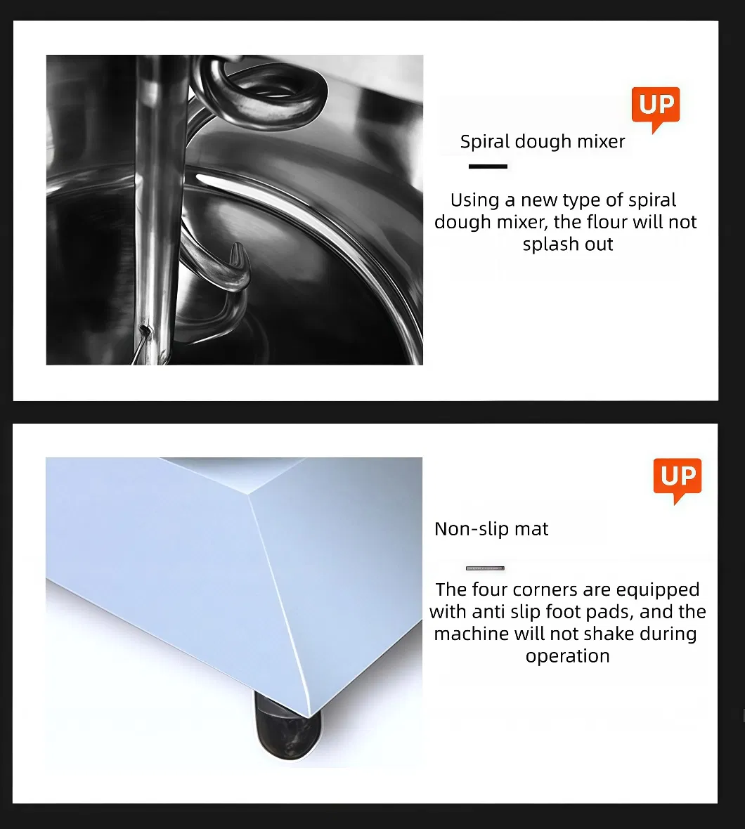 Spiral Dough Mixer Detail 2