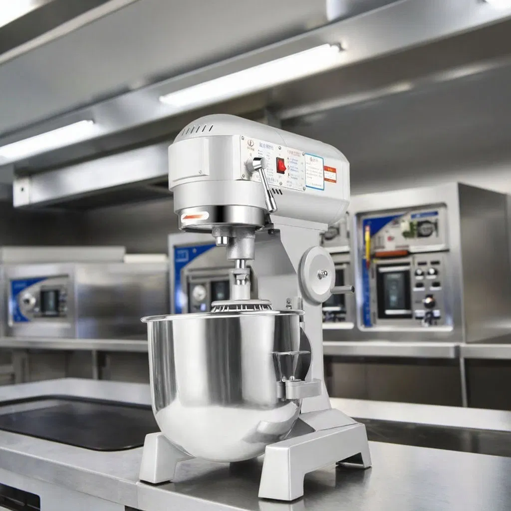 Multifunctional Commercial Mixer Egg Beater Spiral Dough Hook Flat Beater 850W Mixer