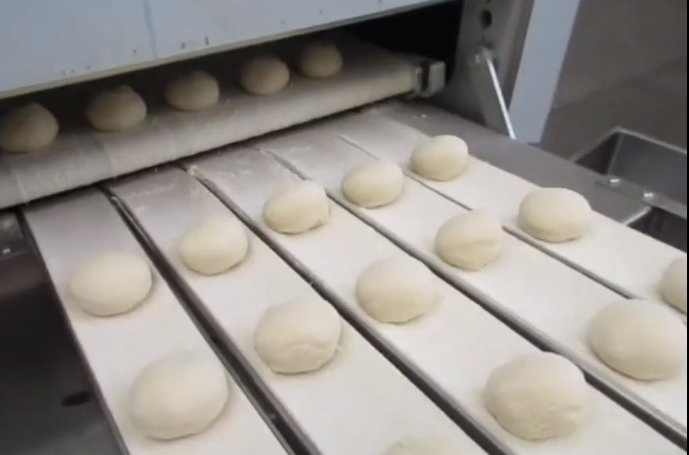 5 Row Automatic Continuous Dough Divider Rounder