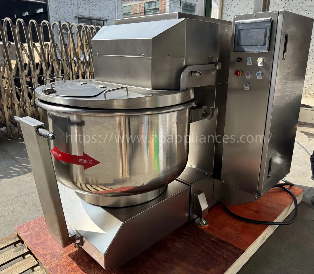 327L 125kg Commercial Bakery off-Cylinder Dough Mixer Heavy Duty Spiral Mixing Machine