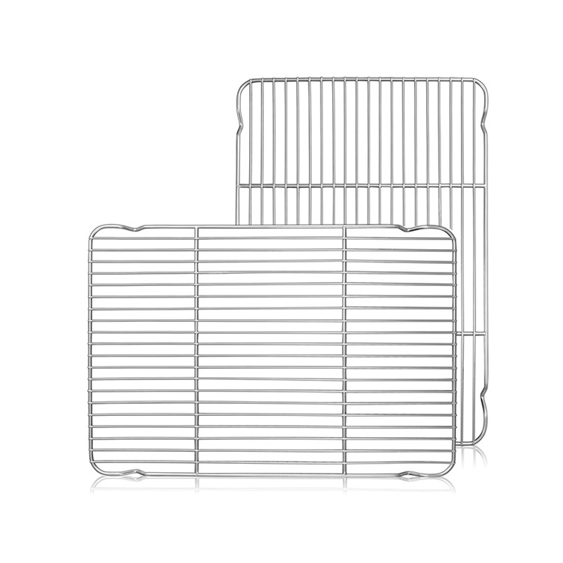 400X600mm Cookie Wire Metal Oven Rack Stainless Steel Cooling Rack for Baking Roastinf Grilling BBQ Barbecue Rack