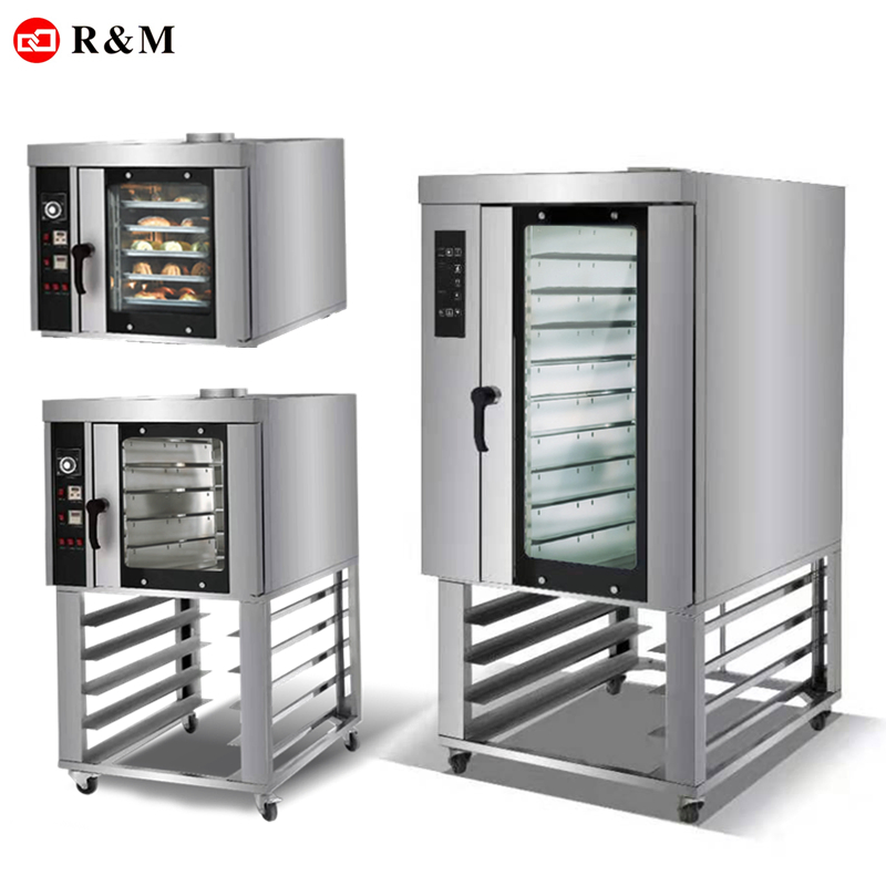 Commercial Conventional Mechanical Industrial Large 5 8 10 Tray Bread Best Price Small Countertop Bakery Steam Gas Electric Convection Oven for Baking Cake Sale