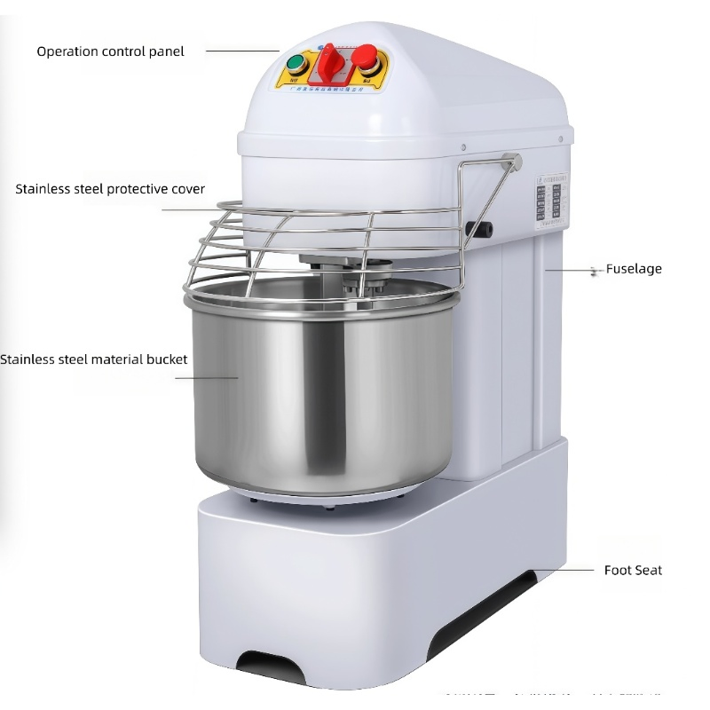 Tc-Hmj60 Commercial Best Industrial Bakery Spiral Bread Pizza Dough Mixer Maker Machine for Barkey