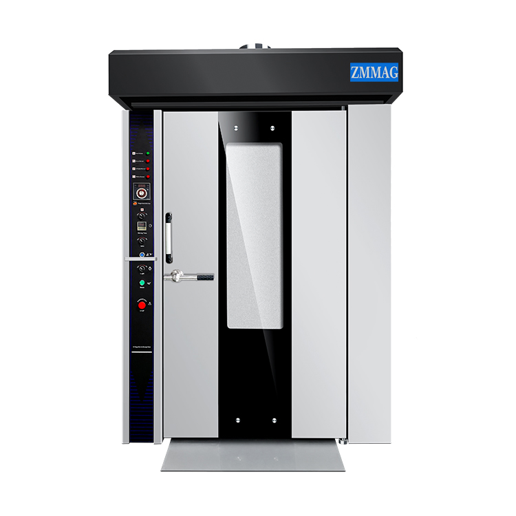 12/16/32/64 Trays Rotary Rack Oven Gas/Diesel/Electric Hot Air Cake Baking Chicken Loaf Bread Rotary Oven for Pizza/Bread/Cake/Biscuit/Cookie (ZMZZ-32M)