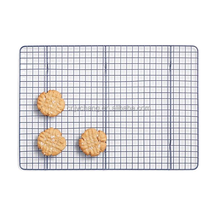 Premium Non-Stick Aluminum Cookie Baking Pan with Cooling Rack