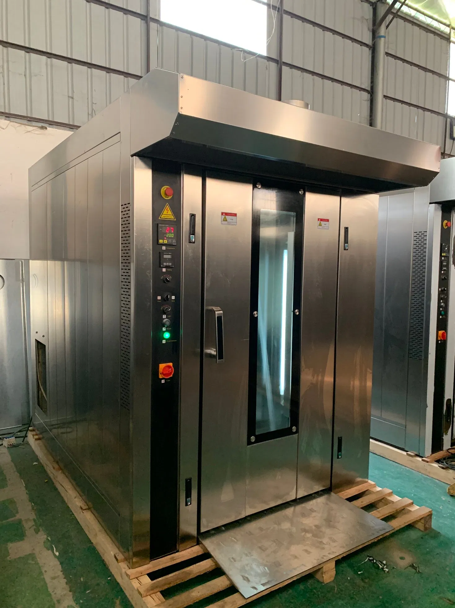 64 32 Tray Rotary Oven Price Gas Electric Rotating Bakery Rotary Rack Oven for Sale Baking Loaf Bread Bakery Industrial Oven Rotary