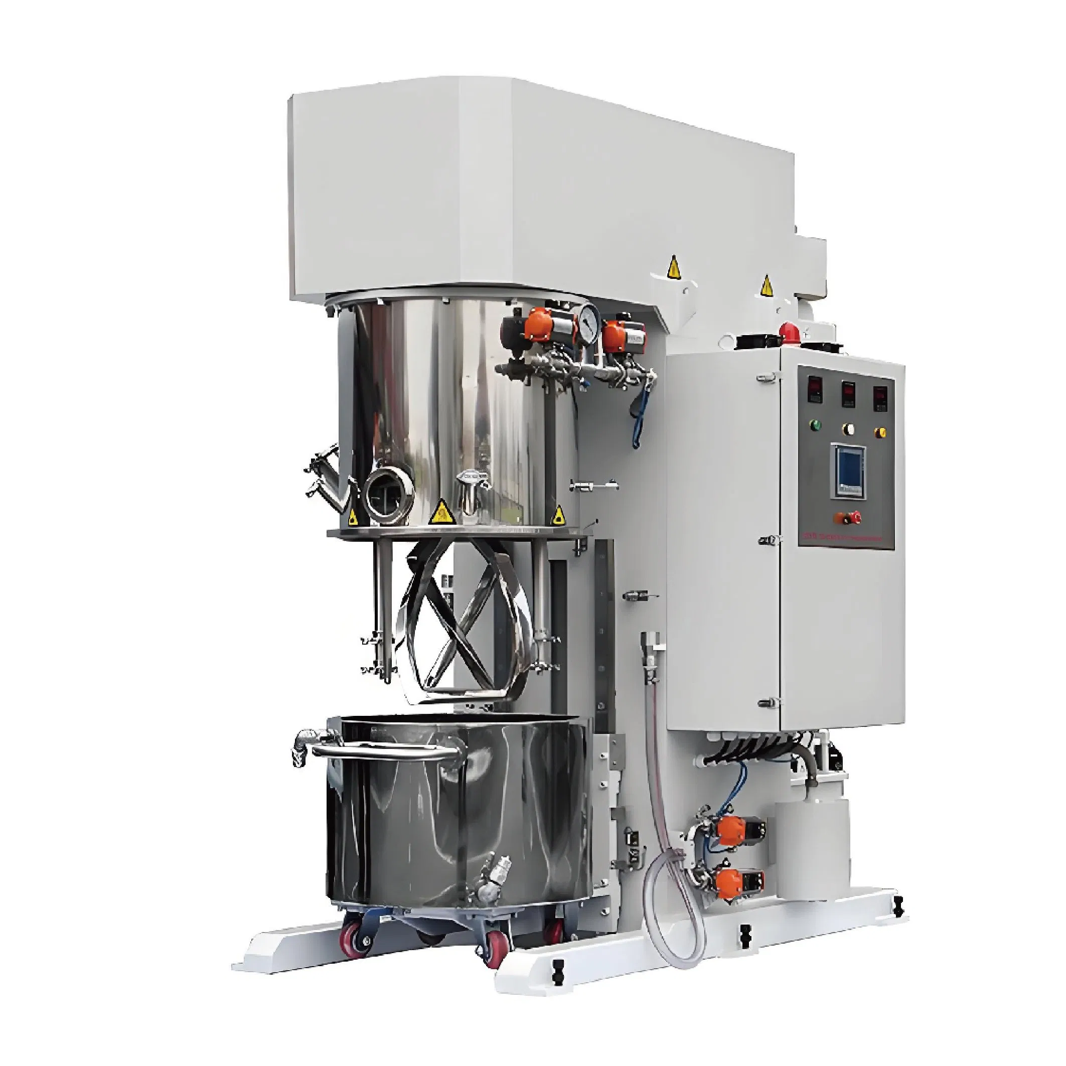 100L Hydraulic Press Lifting Strong Glass Glue Double Planetary Machine Vacuum Mixer