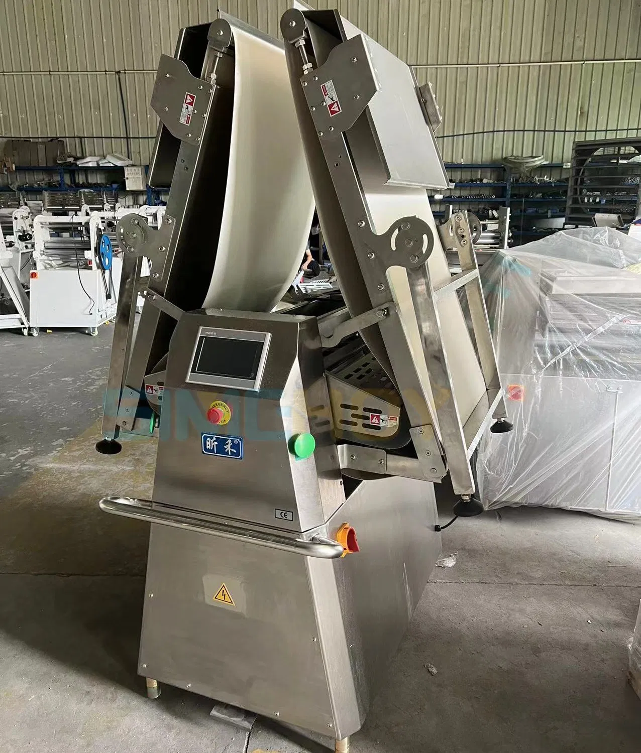 Automatic Reversible Pizza Croissant Pastry Dough Sheeter Machine Laminadora Roller Sheeter