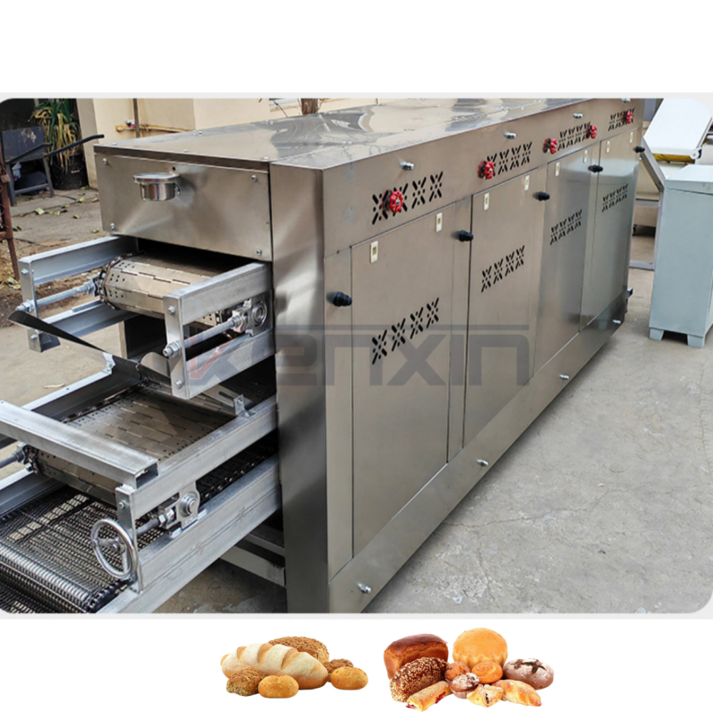 Stainless Steel Industrial Baking Tunnel Oven for Breadstick French Bread Baguette Bakery Production Line