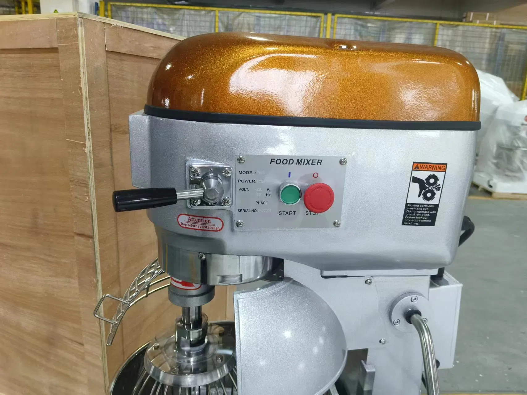 Commercial Food Mixer Double Rotary Dough Kneader Double Speed Spiral Dough Mixer Food Processor