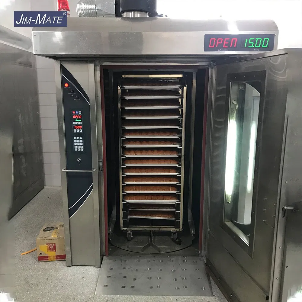 32-Tray Professional Biscuit Rotary Rack Oven, Bakery Rotary Equipment