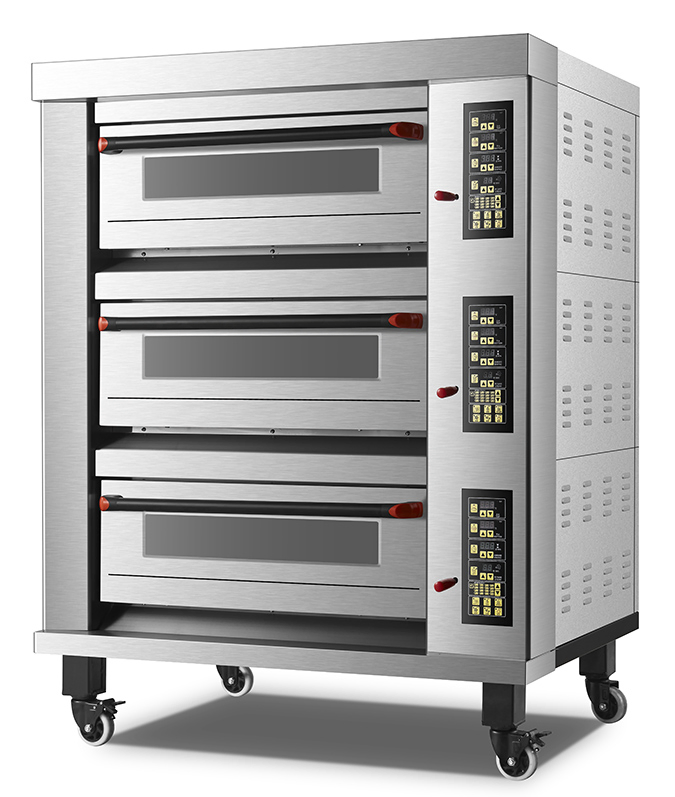 Bakestar Electric Bread Mooncake Tray Cake Luxrious Deck Oven with Steam