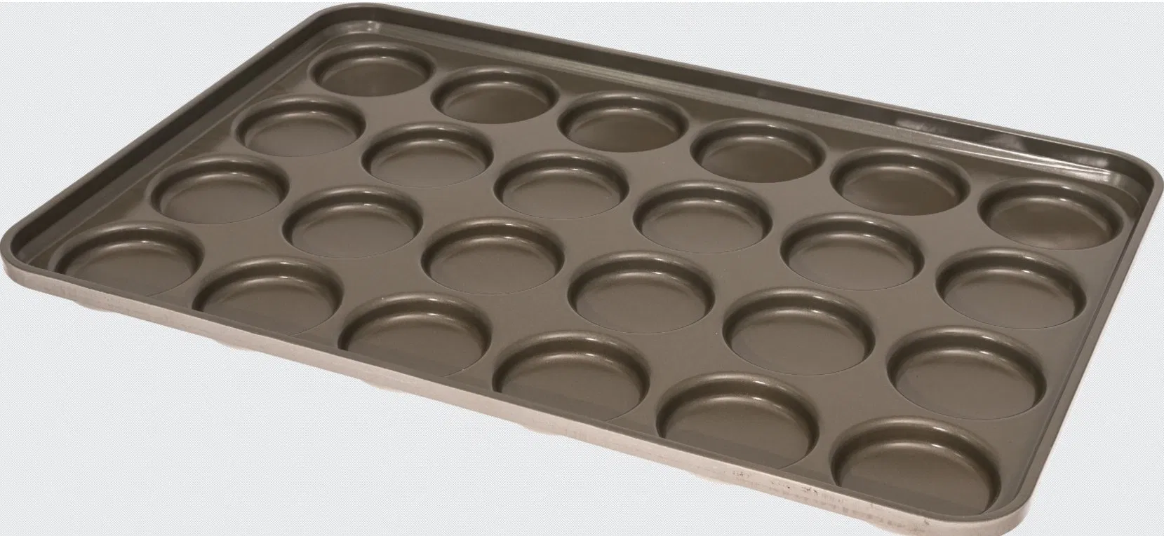 24 Cavities 600X800mm Aluminized Steel Hamburger Bun Burger Bread Baking Tray