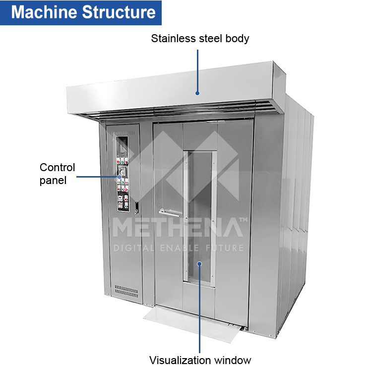 Commercial Rotary Rack Cake Bake Automatic Bread Bakery Oven for Cookie