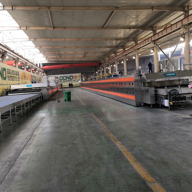 Industrial Gas Cake Pizza Burger Bun Toast Baguette Sandwich Bun Bread Conveyor Belt Tunnel Oven Manufacturer