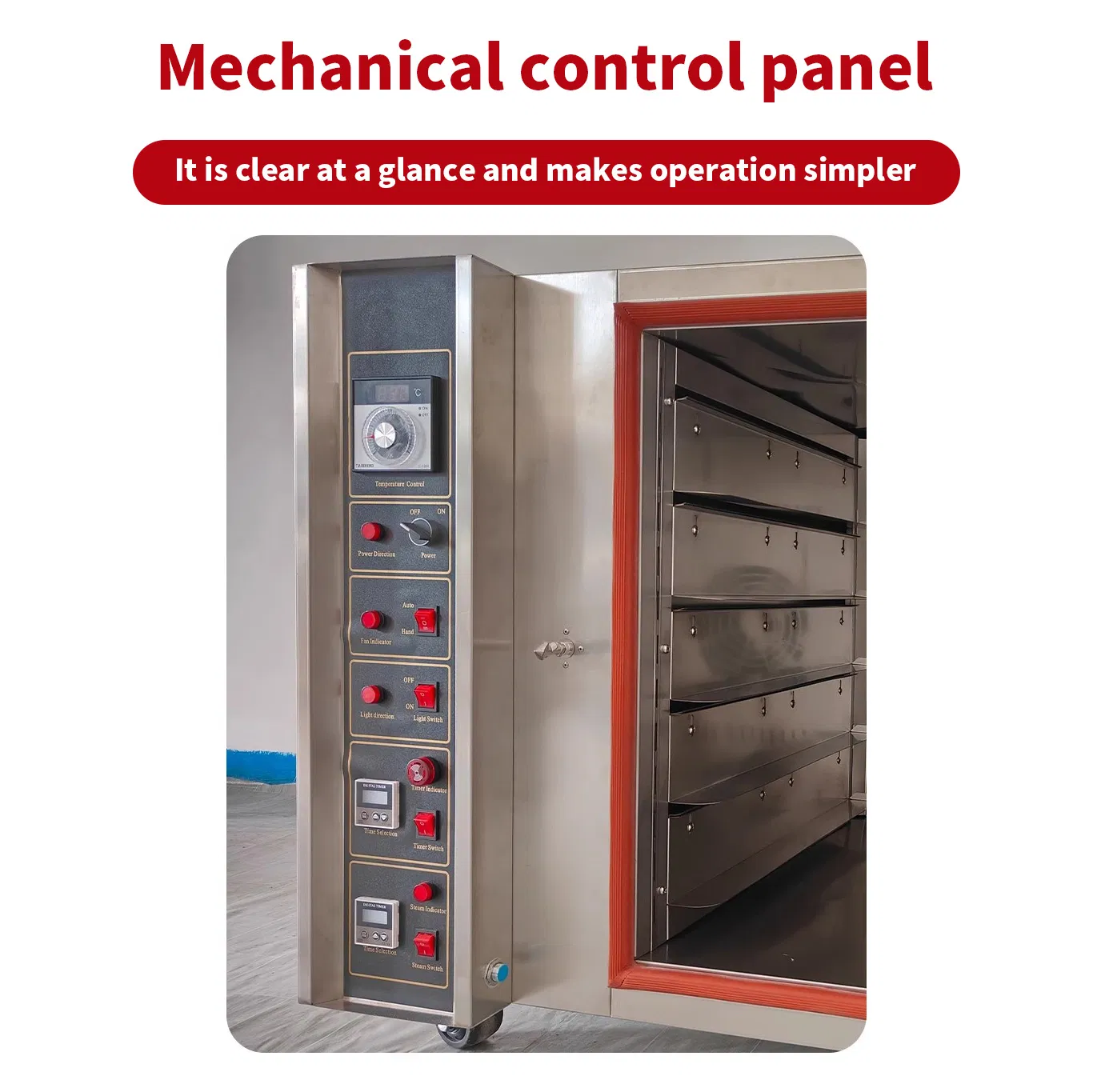 Bakery Equipment Bread Baking Hot Air Circulation Gas Convection Oven Industrial