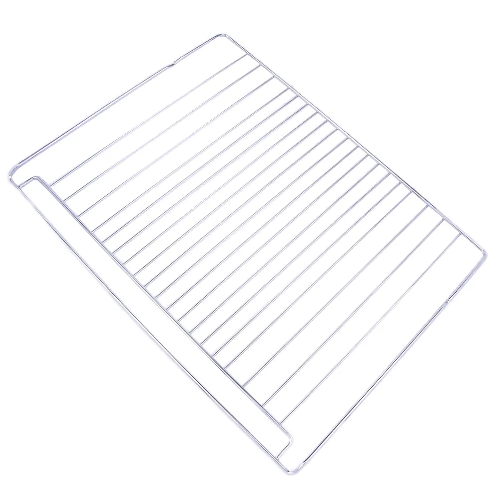 4-Foot Stainless Steel Cooling Rack - Compact Bread Drying Grid for Bakeries