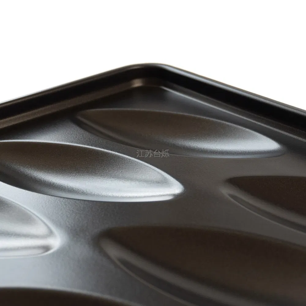 Non-Stick PTFE Coated 12 Cavity Croissant Tray Bread Baking Pan for Bakeries Bakeware Aluminized Steel