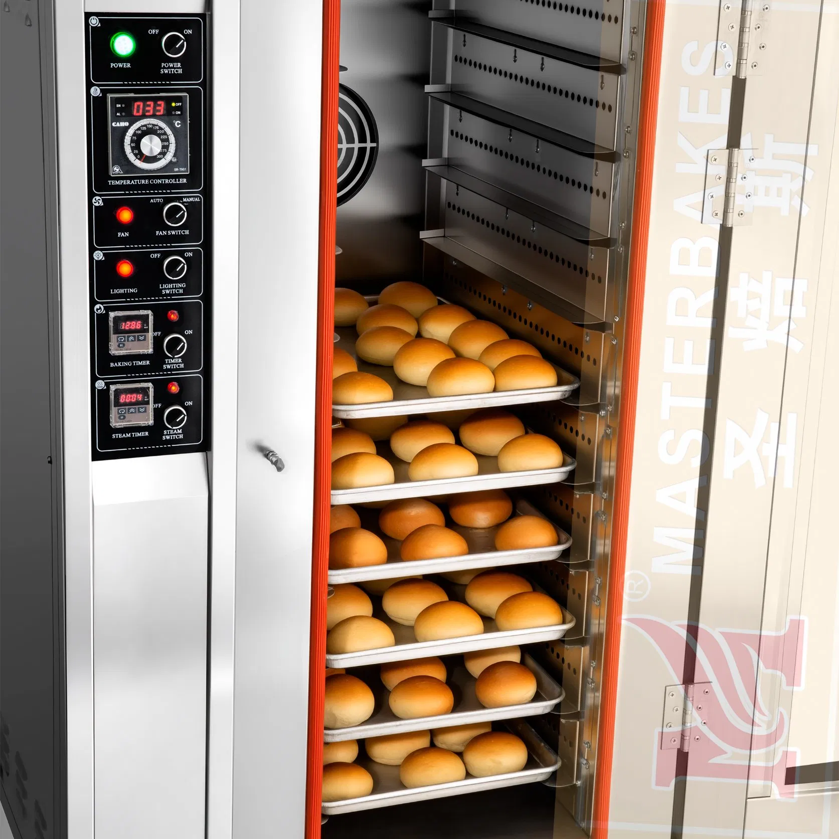Versatile Convection Baking Bread Bakery Machine Gas Oven for Food, Cookie and Pastry with 10 Trays