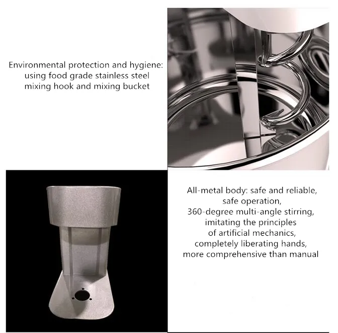 Spiral dough mixer detail 3