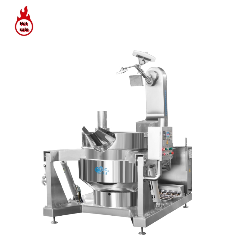 China Automatic Industrial Planetary Sauce Gas electric Heating Cooking Mixer for Jam