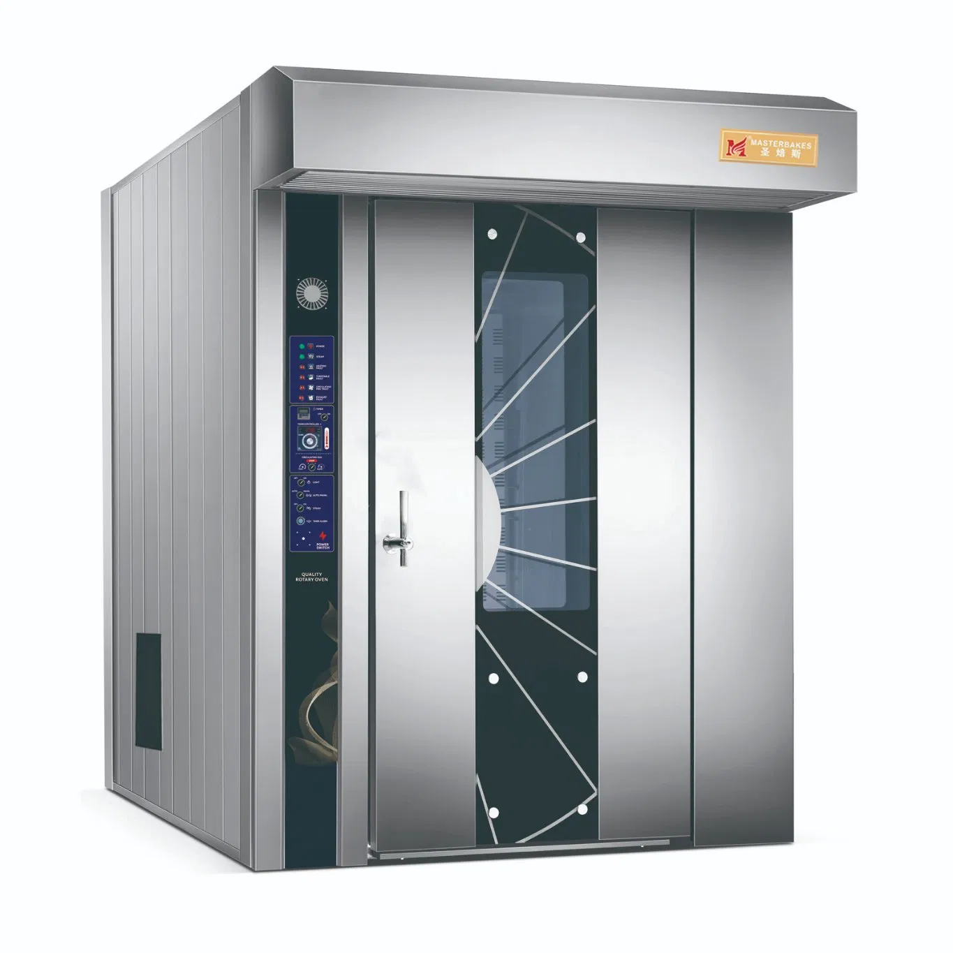 Durable Bakery Equipment 16 Trays Diesel Rotary Oven for Large-Scale Bread and Cookie Manufacturing