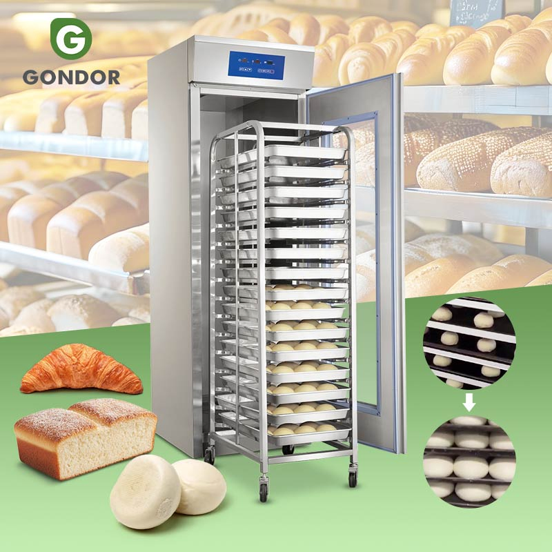 Automatic Commercial 13 Tray Electric Fermenter Bakery Europe Digital Fermentation Room Bread Box Proofing Cabinet Machine