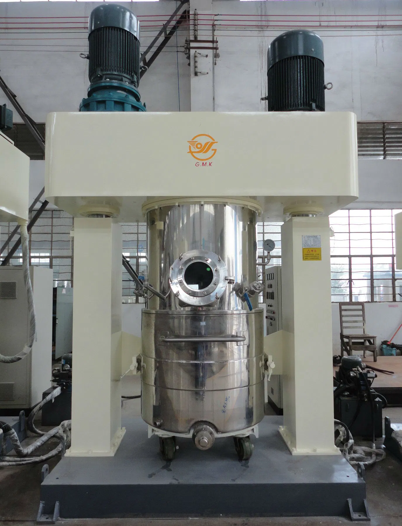 Silicone Sealant, Ms, PU Sealant Mixer Gantry Type Double Planetary Mixer with Disperser