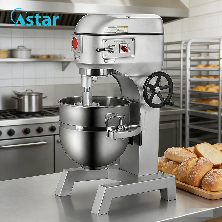 Electric Bakery Equipment Baking Machine Stand Mixer Spiral Mixer Food Mixer Planetary Mixer Egg Cake Dough Mixer