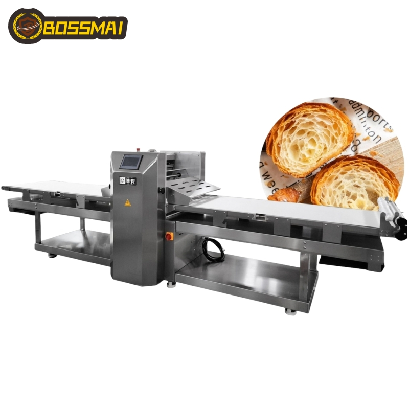 Commercial Industrial Automatic Full Stainless Steel Dough Sheeter Croissant Pastry Dough Sheeter