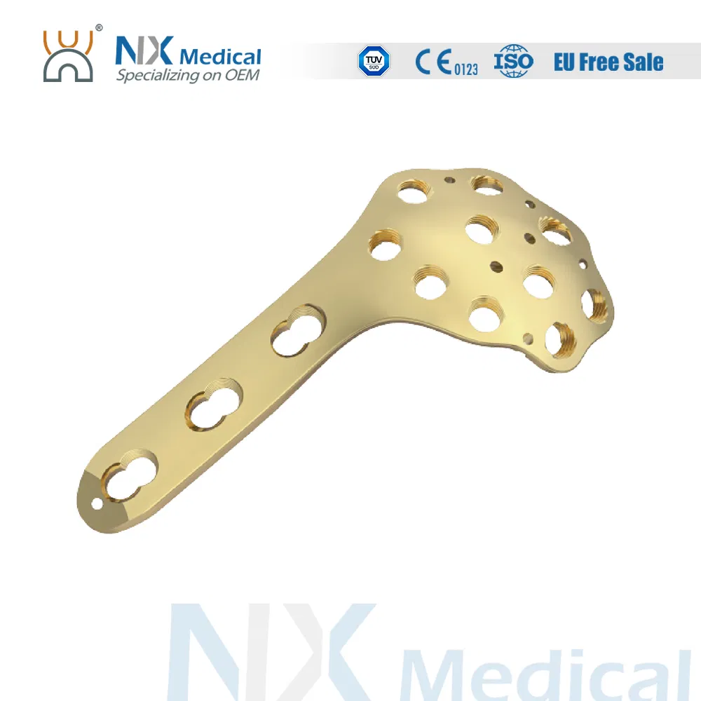 Variable Angle Locking Plate LCP Large Titanium Fragment Plate System for Trauma Fixation