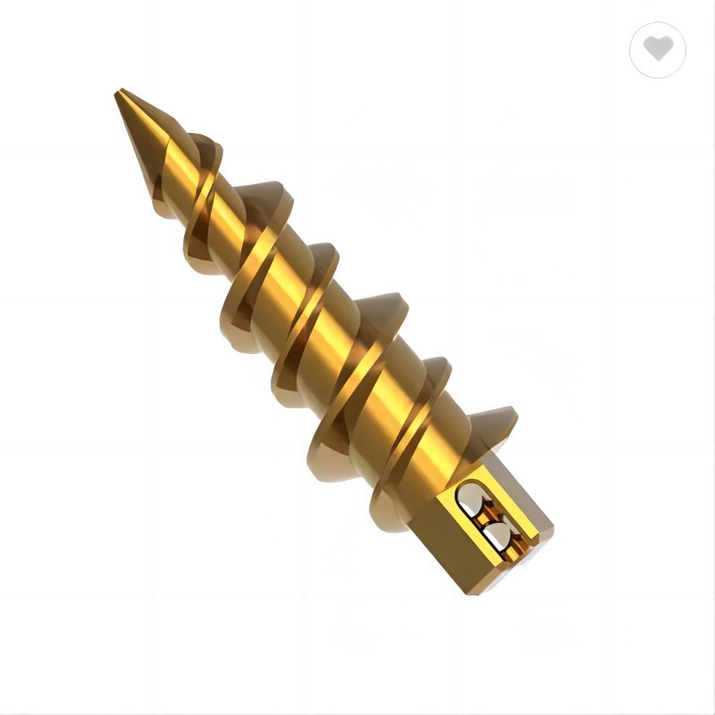 Orthopedic Implant Bone Arthroscopy System with Shoulder Anchoring Screw Suture Anchor