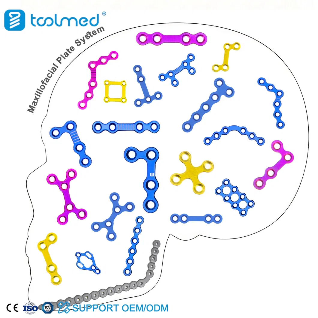 Titanium Maxillofacial Mini Bone Implant Plate