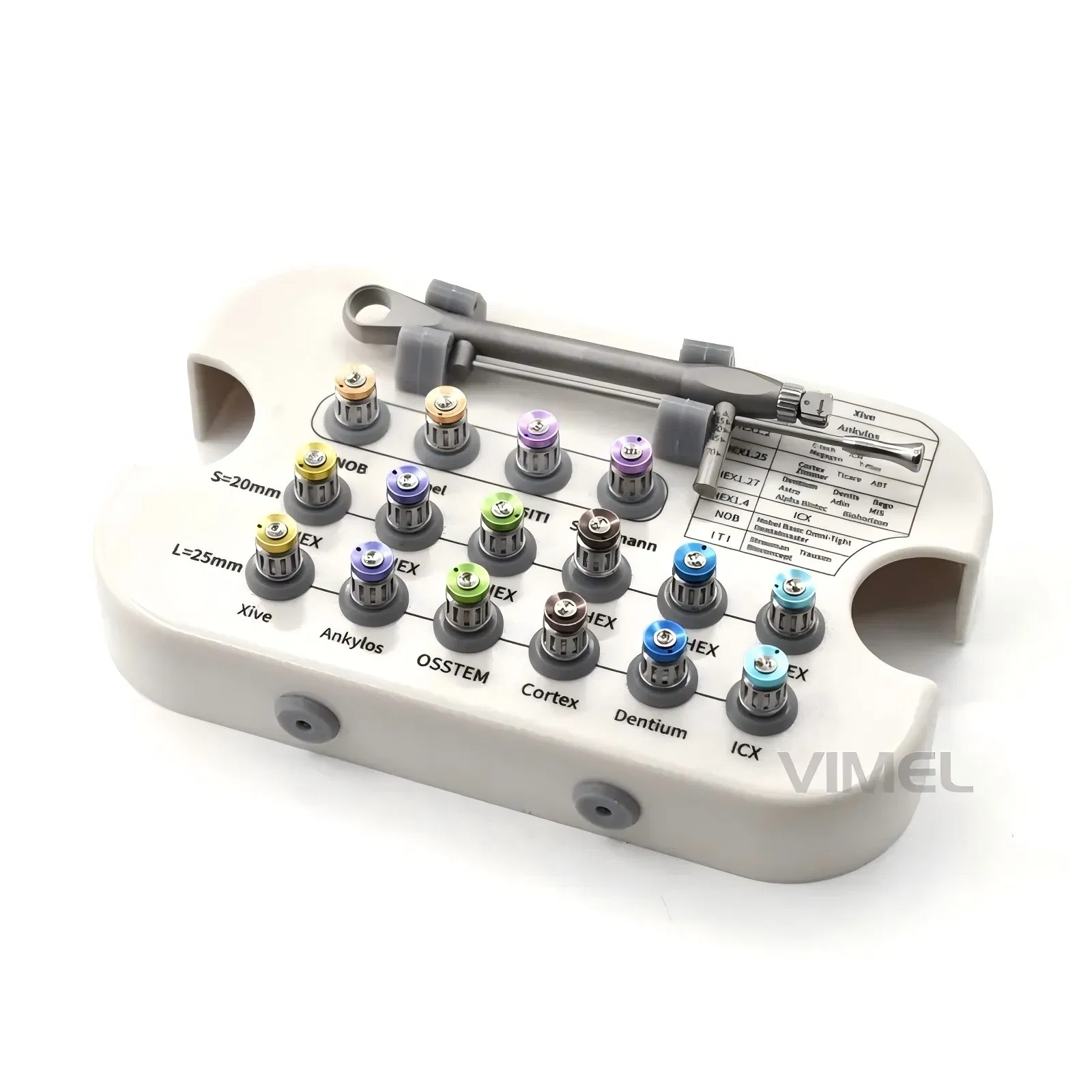 Medical Dental Teeth Surgical Implant Tool Box with CE Certificates