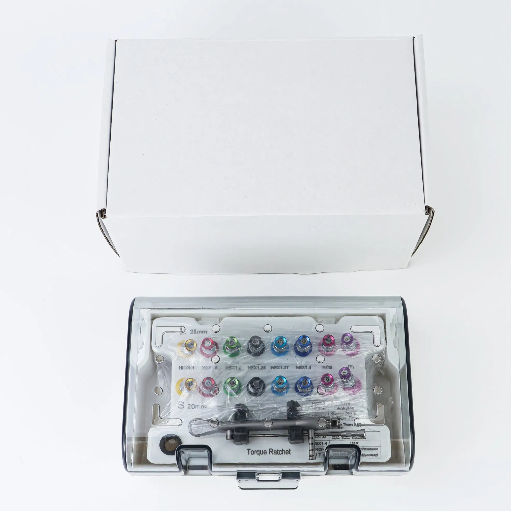 Dental Implant Screw Surgical Reverse Chute Drive Tool Plastic Metal