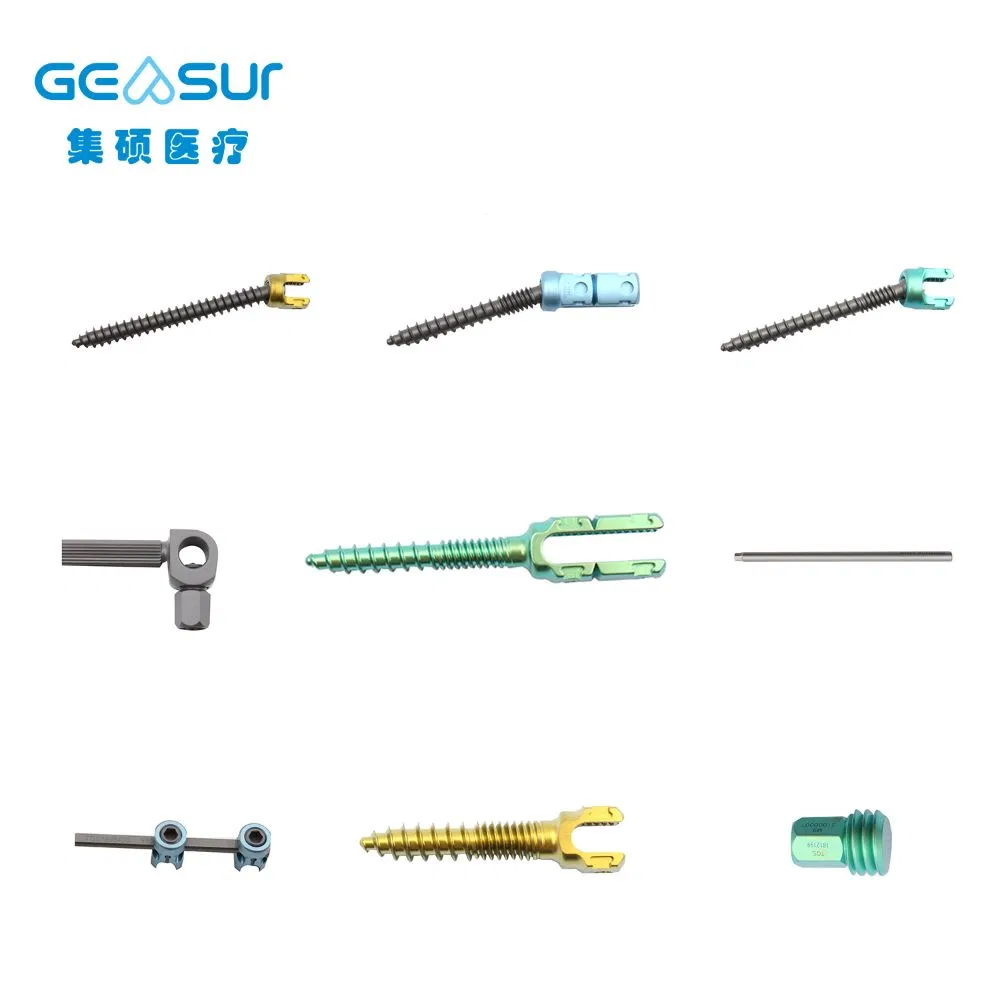 Titanium Domino Connector Surgical Instrument Orthopaedic Implant Posterior Spinal Internal Fixation 5.5 System