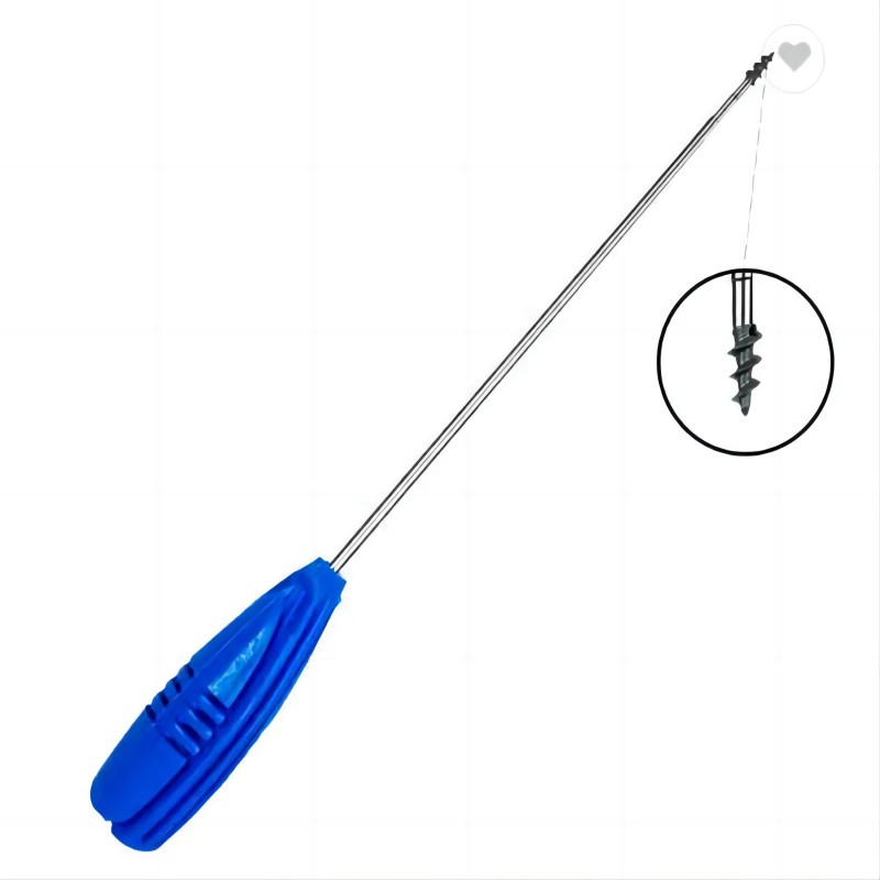 Orthopedic Implant Bone Arthroscopy System with Shoulder Anchoring Screw Suture Anchor