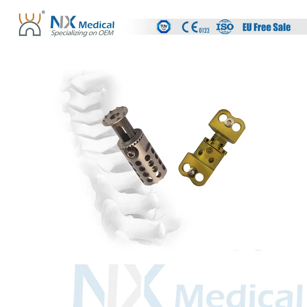 Expandable Expandable Cervical Cage for Orthopedic Intervertebral Peek Fixation Cage Spinal I &amp; II System
