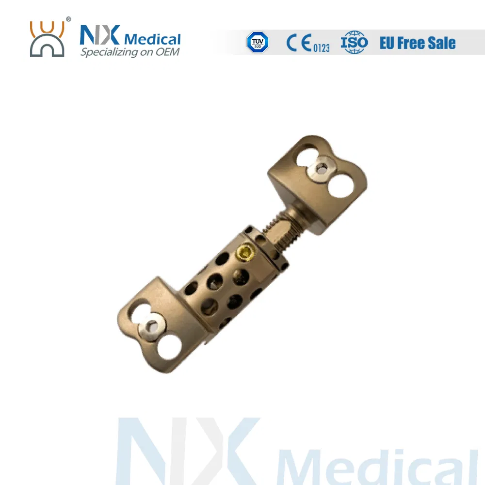 Expandable Expandable Cervical Cage for Orthopedic Intervertebral Peek Fixation Cage Spinal I &amp; II System