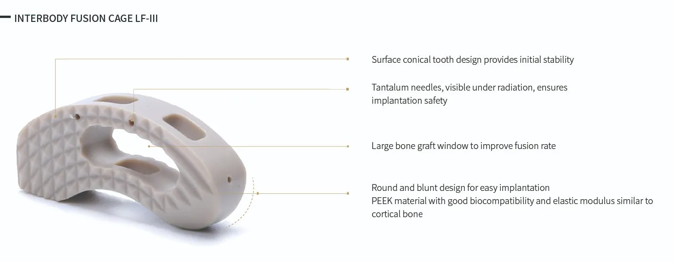 Kidney-Shaped Interbody Fusion Cage for Lumbar Spine
