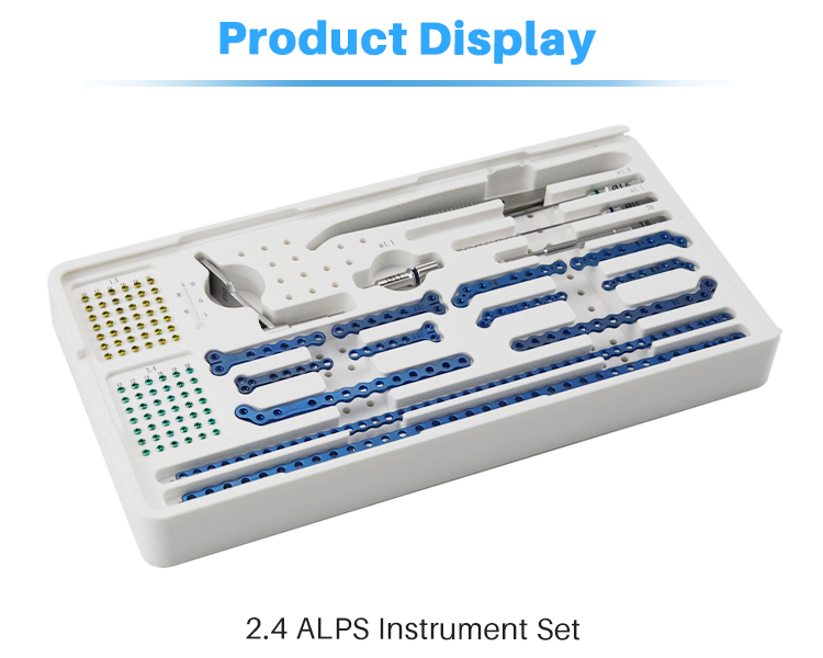 Veterinary Surgical Instruments Alps Small Animal Locking Plate Kit Orthopedic Implants